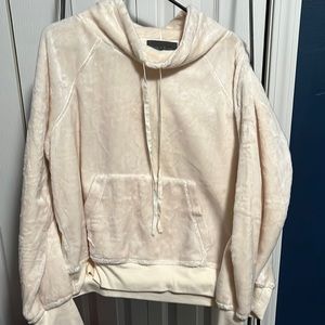 Anthropologie Soft Sweatshirt Cream size L